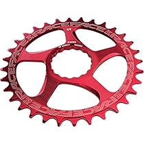 Race Face Narrow Wide Cinch Direct Mount Chainring Red, 34T